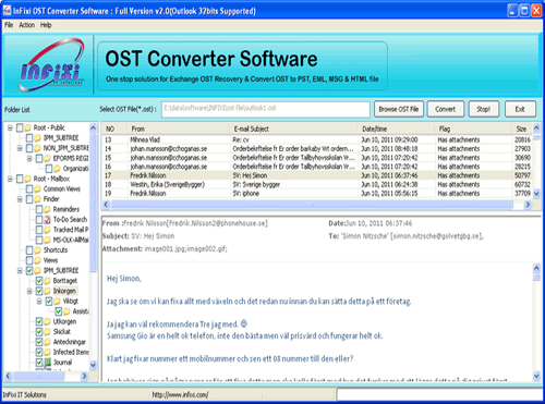 Windows 7 Exchange OST to PST Converter 2.0 full
